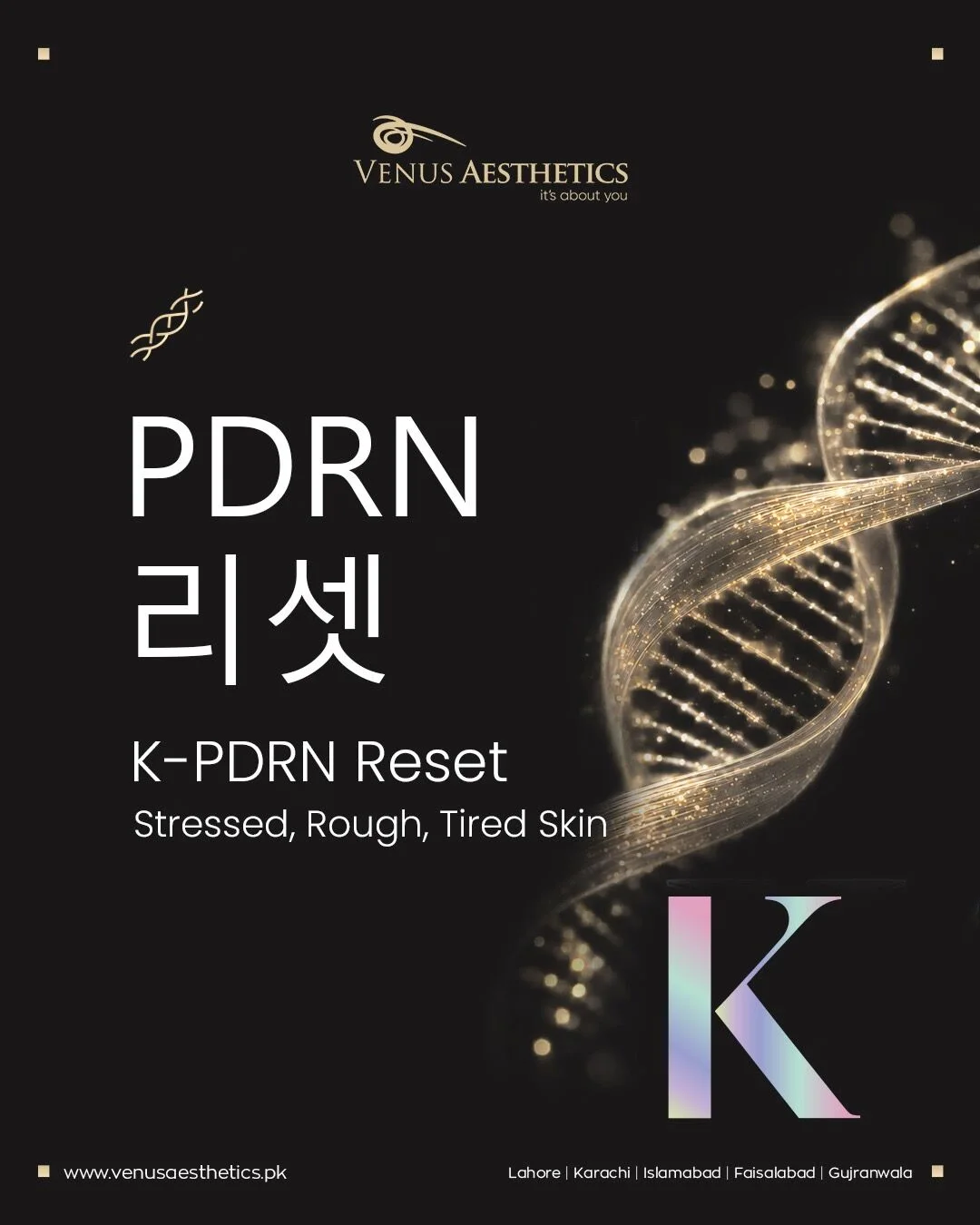 K-PDRN Reset, a Venus K-Glow skin booster